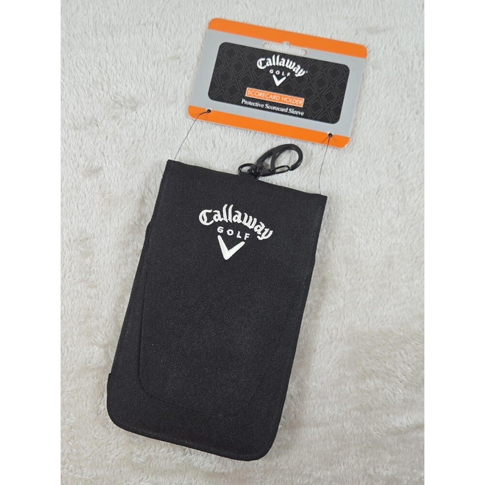 2007 Callaway Golf Scorecard Sleeve Yardage Book Holder